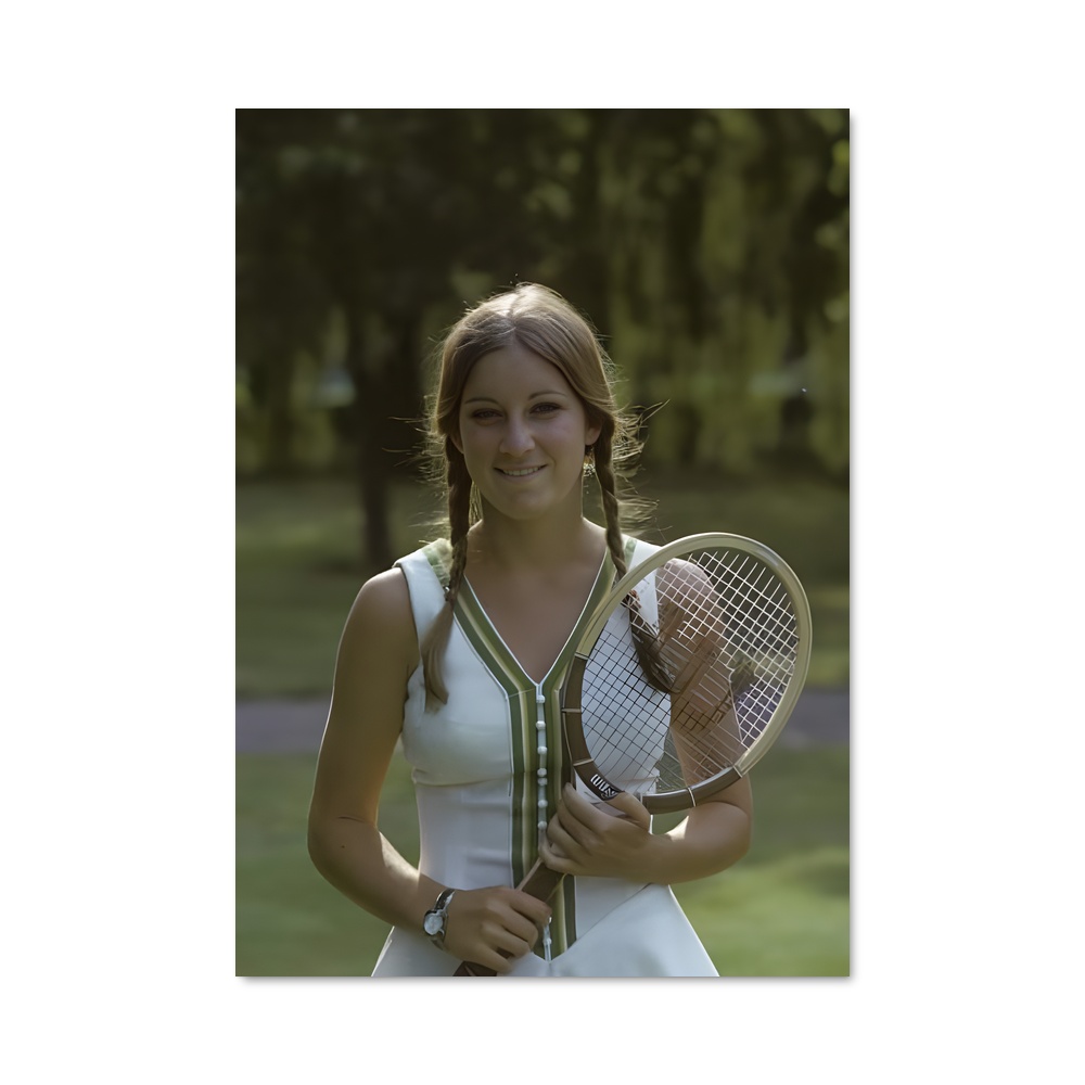Poster Chris evert courts